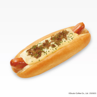 チーズソースフライドオニオンドック