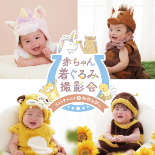赤ちゃん着ぐるみ撮影会開催！