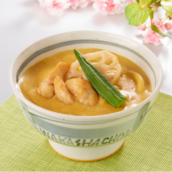 春の新メニュー♪スパイス香るクリームカレーうどん