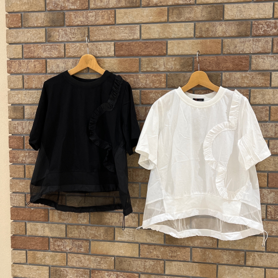 異素材Ｔシャツ