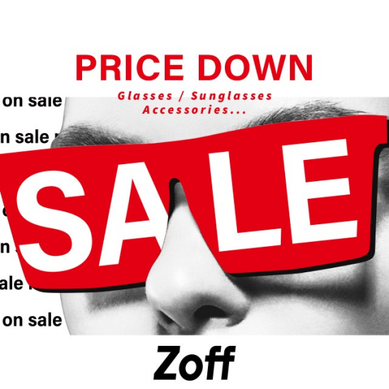 SALE期間中、フレームやサングラスが20％～50％OFFに！