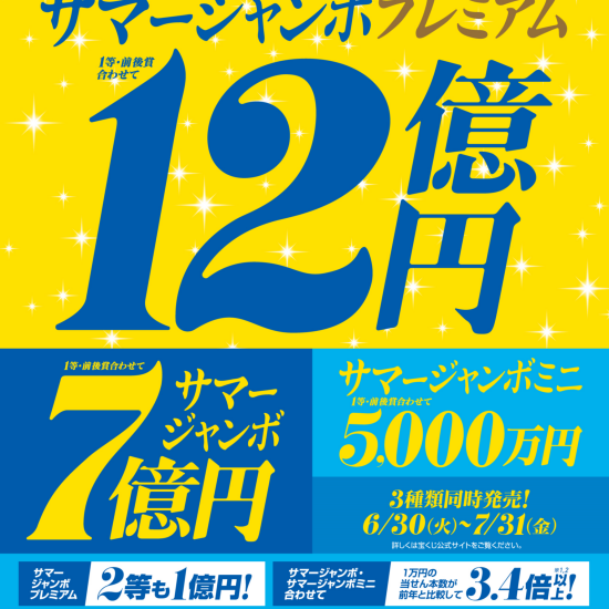 サマージャンボプレミアムが登場