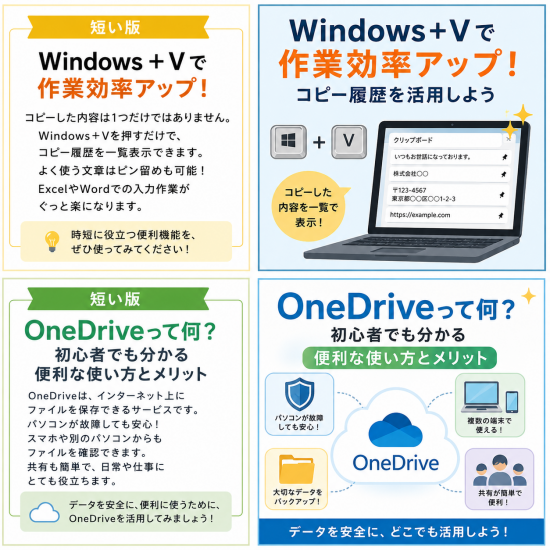 Windows＋Vで作業効率アップ！