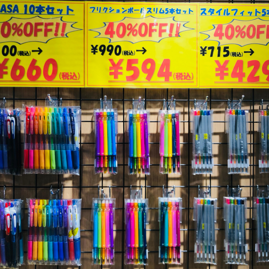 新たに3種のペンセット、販売します！