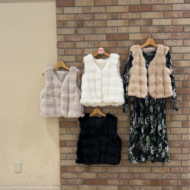 ☆ショート丈ファーベスト☆