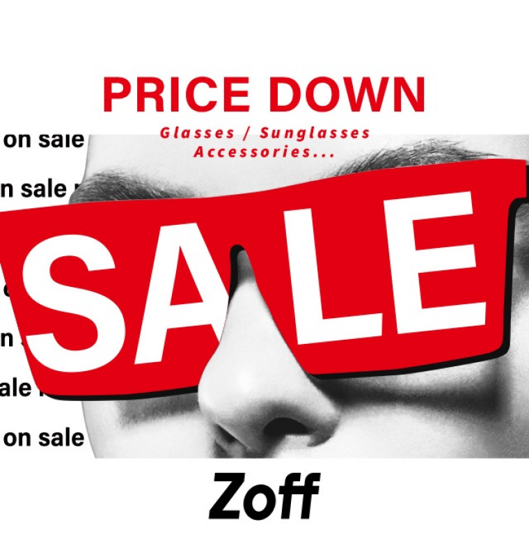 SALE期間中、フレームやサングラスが20％～50％OFFに！
