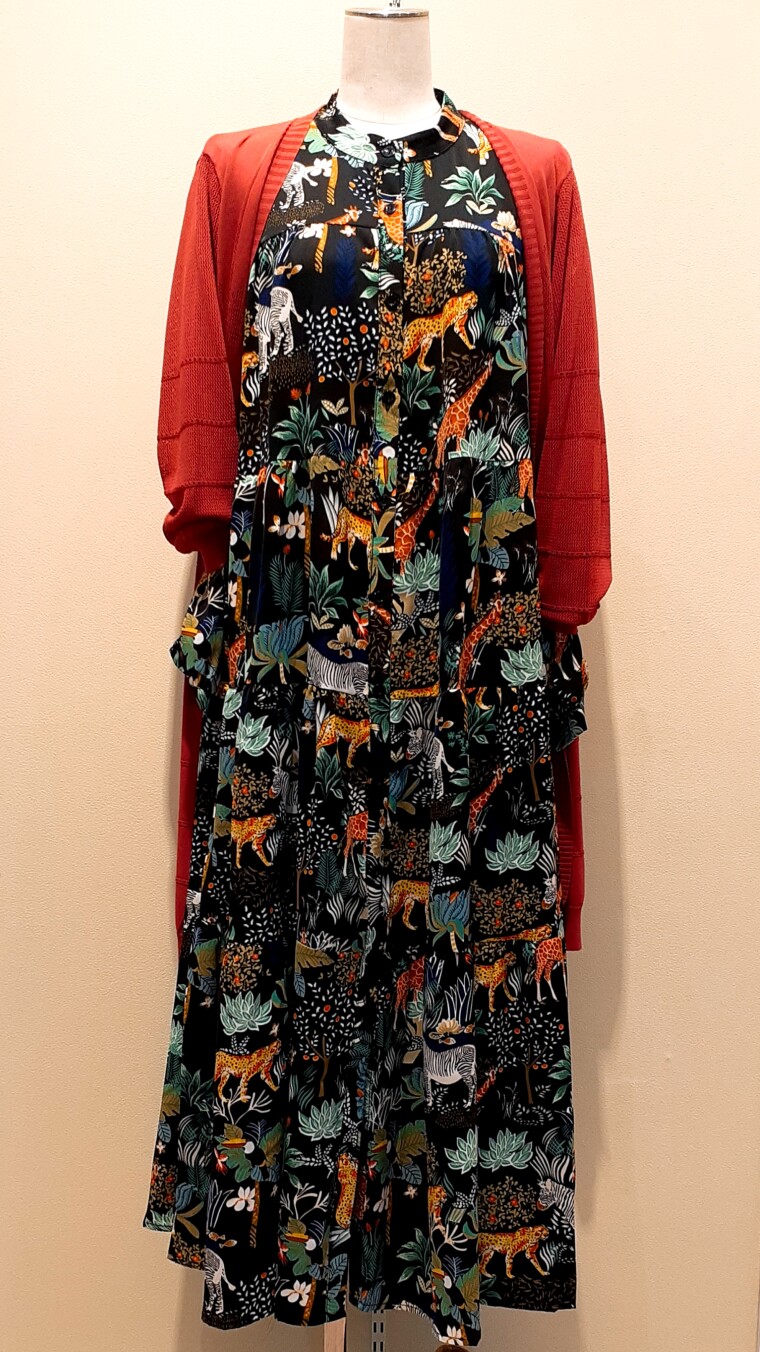 アニマル柄ワンピース Umbellata ショップニュース カラフルタウン岐阜