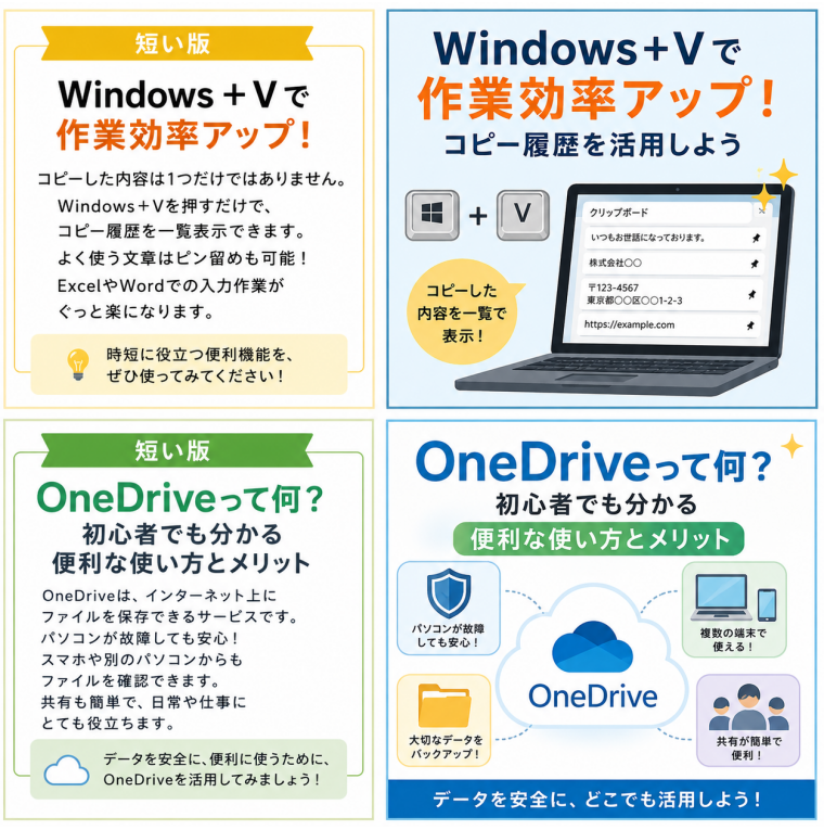 Windows＋Vで作業効率アップ！